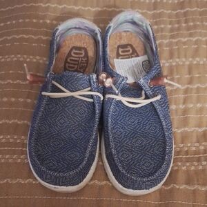 Hey Dude Blue Slip-On Loafers